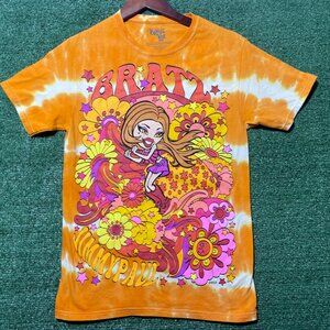 Bratz Jimmy Paul Orange Tie Dye Tee Women’s Size XS